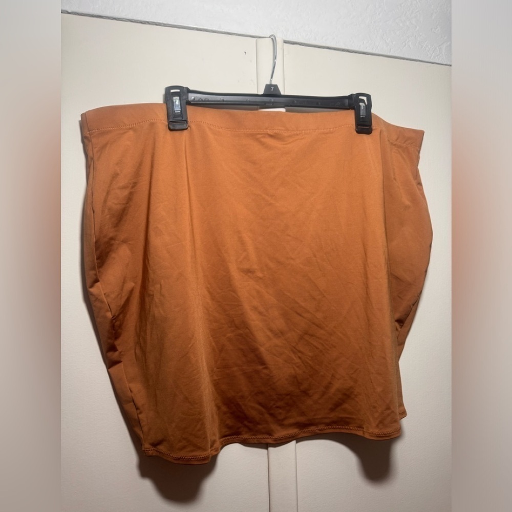 SKIMS Swim Cover Up Skirt 4X Almond NWOT 🤎 Beach Vacation Poolside